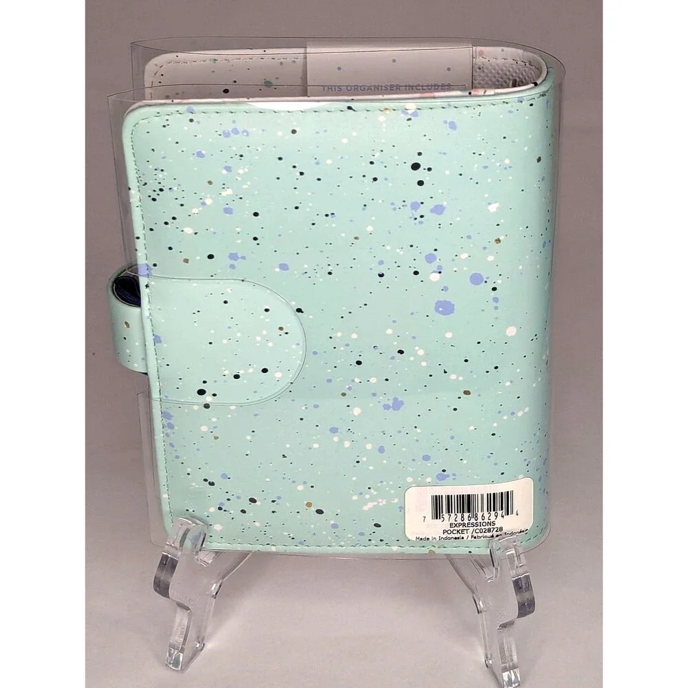 Filofax Pocket Patterns Organizer - Expressions, Mint, Multilingual, 2024 NEW